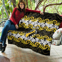 Personalised Cook Islands Aitutaki Quilt Tiare Maori Polynesian Waves Tattoo