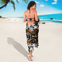 Personalised Cook Islands Rakahanga Sarong Tiare Maori Polynesian Waves Tattoo