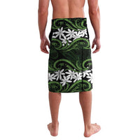 Personalised Cook Islands Palmerston Lavalava Tiare Maori Polynesian Waves Tattoo LT14 - Polynesian Pride