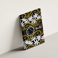 Personalised Cook Islands Manihiki Canvas Wall Art Tiare Maori Polynesian Waves Tattoo