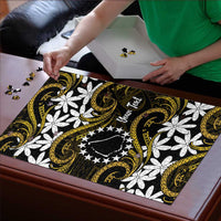 Personalised Cook Islands Manihiki Puzzle Tiare Maori Polynesian Waves Tattoo