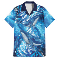 New Zealand Humpback Whale Matariki Family Matching Summer Maxi Dress and Hawaiian Shirt Maori New Year Taniko Niho Taniwha