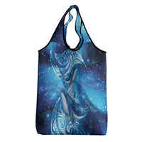 New Zealand Humpback Whale Matariki Grocery Bag Maori New Year Taniko Niho Taniwha