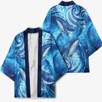 New Zealand Humpback Whale Matariki Kimono Maori New Year Taniko Niho Taniwha LT14 - Polynesian Pride
