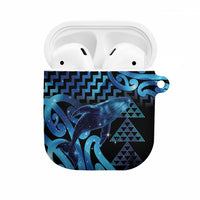 Humpback Whale Matariki New Zealand AirPods Case NZ Maori Paikea Poutama Luxury Blue