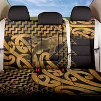 Humpback Whale Matariki New Zealand Back Car Seat Cover NZ Maori Paikea Poutama Luxury Gold LT14 One Size Gold - Polynesian Pride