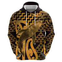 Humpback Whale Matariki New Zealand Hoodie NZ Maori Paikea Poutama Luxury Gold LT14 - Polynesian Pride