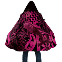 Humpback Whale Matariki New Zealand Cloak NZ Maori Paikea Poutama Luxury Pink