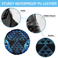 Taniko Motifs Matariki New Zealand Spare Tire Cover NZ Niho Taniwha Poutama