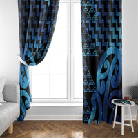 Taniko Motifs Matariki New Zealand Window Curtain NZ Niho Taniwha Poutama