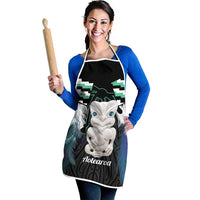 Aotearoa Korowai Motif Apron Hei Tiki Poutama Maori Pattern - Polynesian Pride