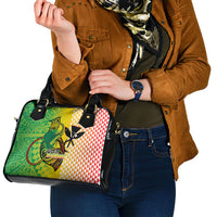 Hawaii Blue Marlin Fishing Shoulder Handbag Hawaiian Kanaka Kakau Reggae