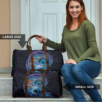 Personalised Blue Marlin Fishing New Zealand Travel Bag NZ Kiwi Cowboy Born To Fish LT14 - Polynesian Pride