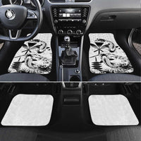 Japan And Hawaii Car Mats Sakura Koi Fish Hawaiian Lei Kanaka - Polynesian Pride