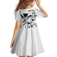 Japan And Hawaii Family Matching Off The Shoulder Long Sleeve Dress and Hawaiian Shirt Sakura Koi Fish Hawaiian Lei Kanaka - Polynesian Pride