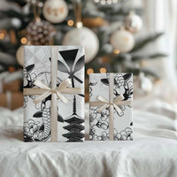 Japan And Hawaii Wrapping Paper Sakura Koi Fish Hawaiian Lei Kanaka - Polynesian Pride