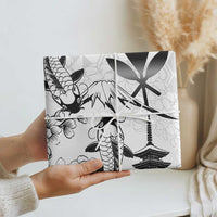 Japan And Hawaii Wrapping Paper Sakura Koi Fish Hawaiian Lei Kanaka - Polynesian Pride