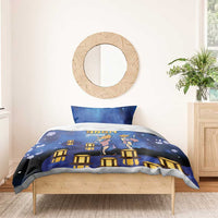 Japan Obon Festival Bedding Set Sakura Lanterns With Bon Dance - Polynesian Pride