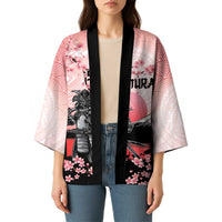 Personalised Japan Samurai Warrior Kimono Japanese Cherry Blossom Polynesian Pattern - Polynesian Pride