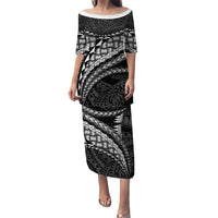 Hawaii Lauhala Tattoo Family Matching Puletasi and Hawaiian Shirt Hawaiian Hala Leaf Weaving