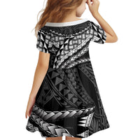 Hawaii Lauhala Tattoo Kid Short Sleeve Dress Hawaiian Hala Leaf Weaving LT14 - Polynesian Pride