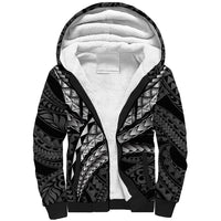 Hawaii Lauhala Tattoo Sherpa Hoodie Hawaiian Hala Leaf Weaving