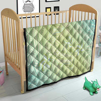 Baby Green Gradient Polynesia Quilt Hawaiian Tribal Hammerhead Shark Tattoo