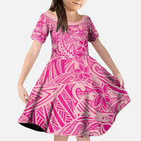 Beige Gradient Polynesia Family Matching Long Sleeve Bodycon Dress and Hawaiian Shirt Hawaiian Tribal Hammerhead Shark Tattoo LT14 Daughter's Dress Beige - Polynesian Pride