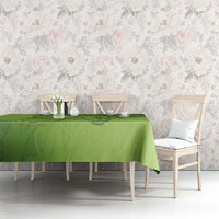 Green Gradient Polynesia Tablecloth Hawaiian Tribal Hammerhead Shark Tattoo