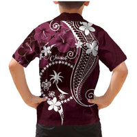 FSM Chuuk Family Matching Mermaid Dress and Hawaiian Shirt Turtle Tropical Flowers Polynesian - Pink LT14 - Polynesian Pride