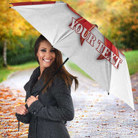 Personalized New Zealand Sheep Christmas Umbrella Hipi Meri Kirihimete Silver Fern Xmas Tree - Polynesian Pride