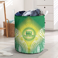 Cook Islands 682 Laundry Basket Kuki 'Airani Area Code Proud LT14 Green - Polynesian Pride
