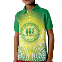 Cook Islands 682 Kid Polo Shirt Kuki 'Airani Area Code Proud