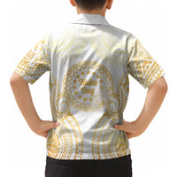 Cook Islands Gospel Day Hawaiian Shirt Happy Nuku Day Tiare Maori Gold LT14 - Polynesian Pride