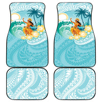 Ura Cook Islands Car Mats Kuki 'Airani Traditional Dance Tropical Vibes LT14 - Polynesian Pride