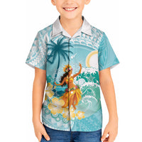 Ura Cook Islands Hawaiian Shirt Kuki 'Airani Traditional Dance Tropical Vibes LT14 - Polynesian Pride