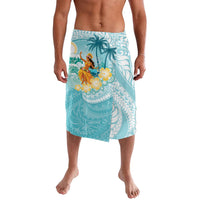 Ura Cook Islands Lavalava Kuki 'Airani Traditional Dance Tropical Vibes LT14 Cyan - Polynesian Pride