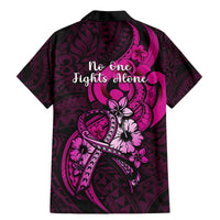 polynesia-breast-cancer-awareness-family-matching-mermaid-dress-and-hawaiian-shirt-think-pink-polynesian-ribbon-black-version