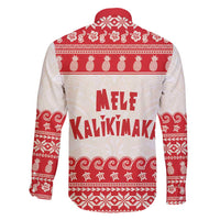 Red Mele Kalikimaka Hawaii Family Matching Mermaid Dress and Hawaiian Shirt Funny Ho Ho Ho Santa Shaka LT14 - Polynesian Pride