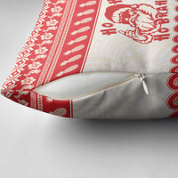 Red Mele Kalikimaka Hawaii Pillow Cover Funny Ho Ho Ho Santa Shaka - Polynesian Pride