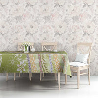 Green Palaka Hawaii Leis Tablecloth Hawaiian-plaid Elegant Tropical Vibes - Polynesian Pride