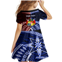 Personalised Tupou College And Kolisi Tonga Atele Family Matching Mermaid Dress and Hawaiian Shirt Tongan Ngatu Pattern LT14 - Polynesian Pride