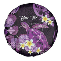 Personalised Aloha Hawaii Kauai Island Spare Tire Cover Garden Isle Map Sea Turtle Plumeria