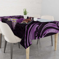 Personalised Aloha Hawaii Kauai Island Tablecloth Garden Isle Map Sea Turtle Plumeria