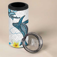 Personalised Aloha Hawaii Kahoolawe Island 4 in 1 Can Cooler Tumbler Target Isle Map With Humpback Whale