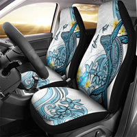 Personalised Aloha Hawaii Kahoolawe Island Car Seat Cover Target Isle Map With Humpback Whale