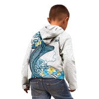 Personalised Aloha Hawaii Kahoolawe Island Kid Hoodie Target Isle Map With Humpback Whale