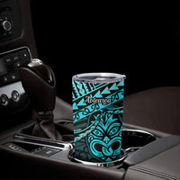 Matariki New Zealand Tumbler Cup Maori New Year Tiki Turquoise Version