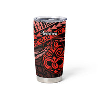 Matariki New Zealand Tumbler Cup Maori New Year Tiki Red Version
