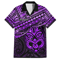 Personalised Matariki New Zealand Hawaiian Shirt Maori New Year Tiki Purple Version LT14 Purple - Polynesian Pride
